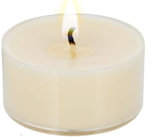 Bougies chauffe-plat parfumées vanille anti-odeurs lot de 12 avec combustion durable de 7h