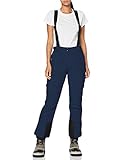 Killtec Damen Erielle Funktionshose Mit Abnehmbaren Trägern, Kantenschutz Und Schneefang, Denim, 38