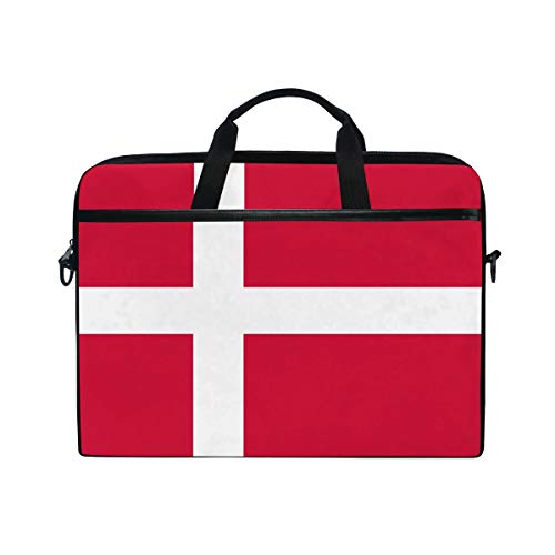 Bolsa bandolera con asa para portátil de 14 pulgadas, con bandera de...