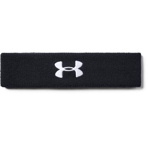 Under Armour Men's Performance Headband , Black (001)/White,...