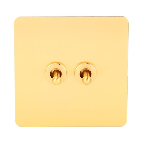 Interruptor de palanca doble control para eliminar cortes de luz por desgaste en pared