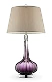 OK Lighting OK-5709 Glass Table Lamp, 30