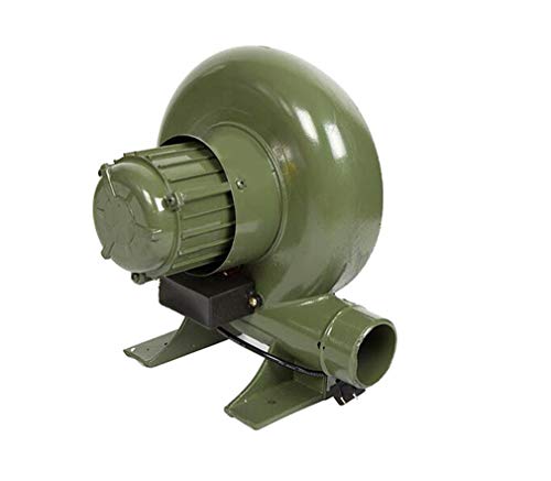 Soplador de forja for barbacoa, ventilador eléctrico de hierro fundido de 220 V, motor de cobre de bajo consumo, for picnic al aire libre, combustión industrial, arcos inflables Potente soplador, 80 W