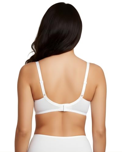 Image of Saforia Cuddlecot Cotton Padded T-Shirt Bra for Women | Wire-Free Full Coverage Bra | Breathable Soft Cotton Everyday Bra | Seamless Comfort Innerwear