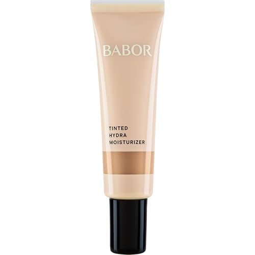 BABOR MAKE UP Tinted Hydra Moisturizer, getönte Feuchtigkeitscreme, BB Cream, mit feuchtigkeitsspendendem Serum, leichte Deckkraft, 30 ml