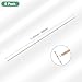 M METERXITY 5-Pack Copper Round Rod 2mm Dia. 11.81 Inch Length T2 Copper Stock Solid Copper Rod Lathe Bar for Metal Crafts DIY/Gardening/Industry/Decoration Pure Copper Tube