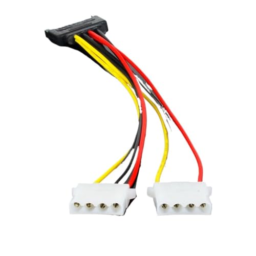 Cable adaptador SATA macho a IDE 4 pines hembra miniatura 2