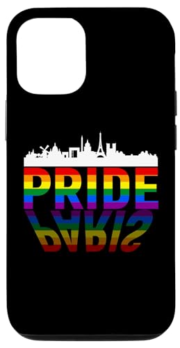 Carcasa para iPhone 13 Pride Paris LGBT bandera gay transgénero aliado arco iris mes