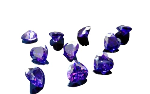 Oxyde de zirconium cœur violet améthyste 3 mm à 10 mm en vrac