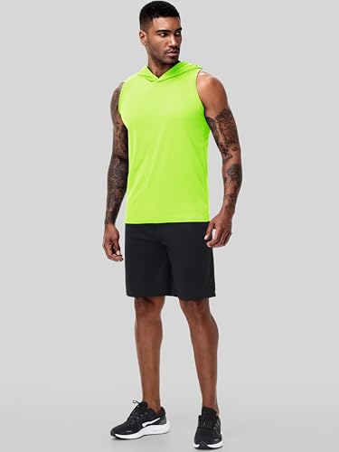 Men's 3-Pack Dry Fit Sleeveless Hoodie – Lightweight Quick Dry Moisture-Wicking Athletic Tank for Gym Running4