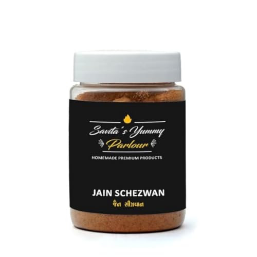 Image of Savita's Yummy Parlour Jain Schezwan - 90g | No Onion, No Garlic | Authentic Indo-Chinese Spice Blend | Homemade Premium Chutney for Rice, Noodles & Snacks