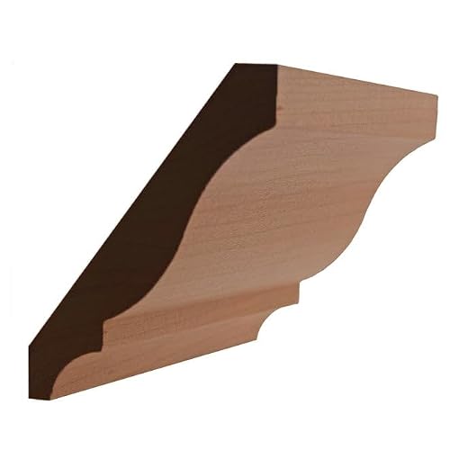 EWCR13 Colonial Crown Moulding Trim, 3/4\" x 4-5/8\", Poplar, 94\"