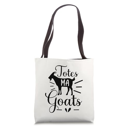 Bolso tote divertido con frase 'Totes Ma Goats' miniatura 1