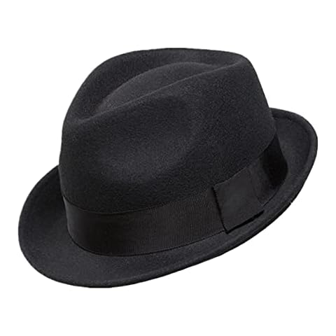 Home Prefer Men's Wool Felt Fedora Hat Cover