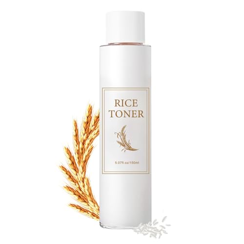 Rice Toner for Face Rice Hydrating Face Toner for Women & Men Lightweight Facial Moisturizer Targets Dryness Dullness Strengthens Skin Barrier for Sensitive & Combination Skin