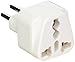 Ckitze USA to Switzerland Travel Grounded Universal Power Plug Adapter - 2 Pack - Type J - CE Certified for Mobile Cell Phone, Laptop, Tablet Chargers and More