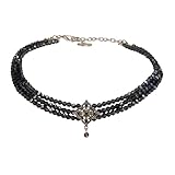 Wunderschöner traditioneller Dirndlschmuck aus Perlen, Perlenkette von Hand gefertigt, Kropfkette hat angenehmes Tragegefühl