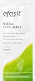 12x efasit Vital Fußbad Sachet 15g – basischer Hornhaut Badezusatz, für wohlriechende, gepflegte und entspannte Füße, Hornhautweicher