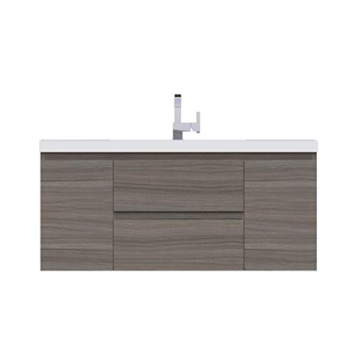 Alya Bath AB-MOF48-G Paterno Bathroom Vanity, Gray