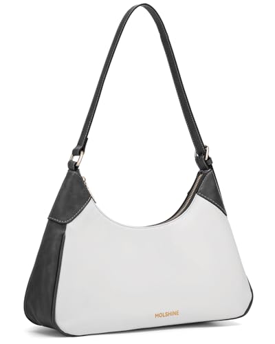 molshine Shoulder Bag, PU Leather Crescent Handbag, Armpit Bag, Party Clutch Purse for Women Lady Model DLK0059 - Main Image