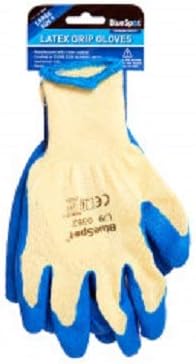 Blue Spot Tools 23002 Latex Grip Gloves (Large)