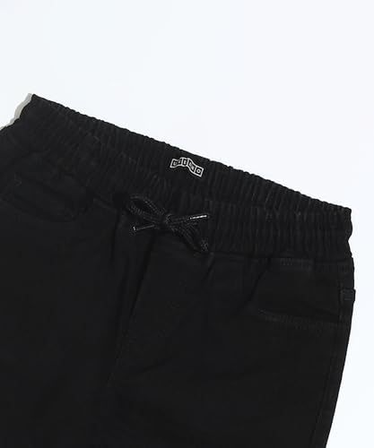 Image of Urbano Juniors Boy's Regular Fit Mid Rise Washed Denim Jogger Jeans Stretchable