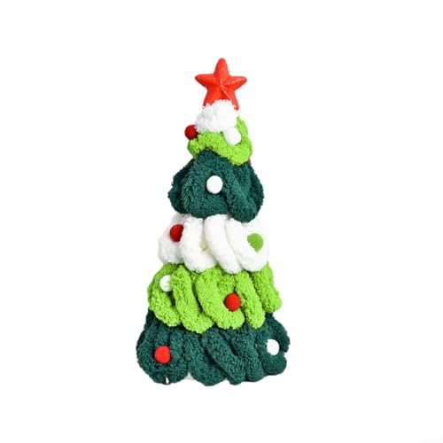 Árbol de Navidad de hilo para decorar tu mesa de oficina 2