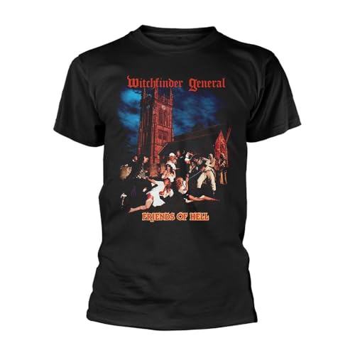 Witchfinder General - T-Shirt Friends of Hell - Adulte (L) (Noir)