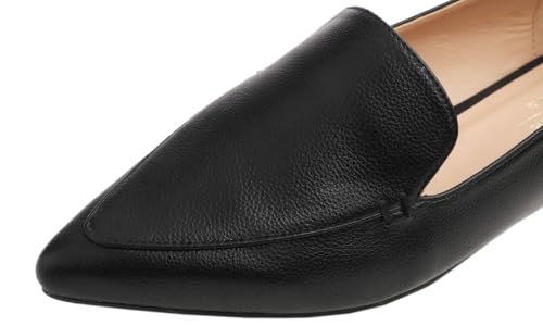 Image of FEVERSOLE Women's Loafer Flat Pointed Fashion Slip On Comfort Driving Office Shoes