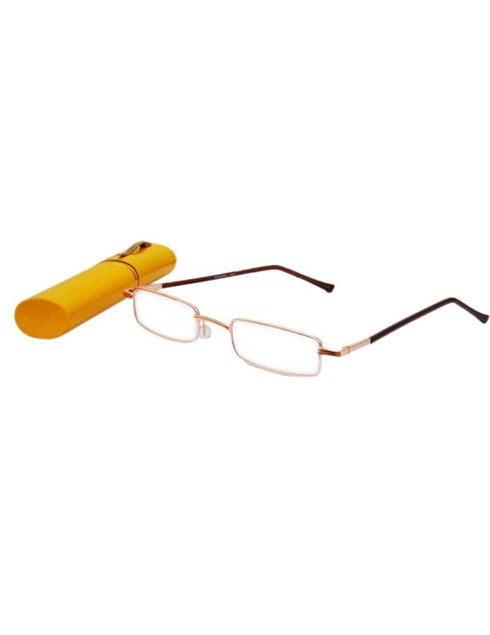 Zaveri Optic reading Glassesr Men Women Very Small. Pen Reading 1.00 1.25 1.50 1.75 2.00 2.25 2.50 2.75 3.00 Very small Frame Colour Golden (+1.25) (B09SVHX7MH) Amazon Price History, Amazon Price Tracker