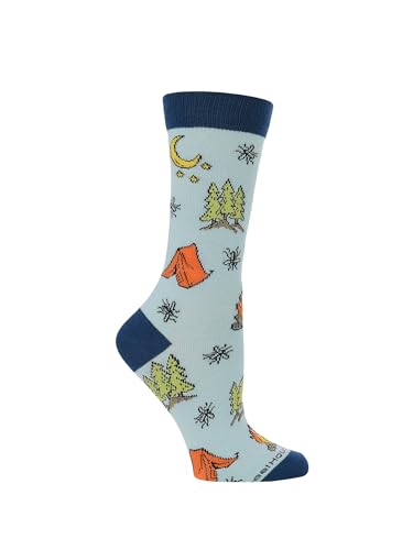 Image of WHD Outdoor Nature Lover Socks for Women & Men | Camping & Lake Life Gift | Novelty Forest Fan