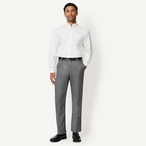 Image of Amazon Essentials Men's Long-Sleeve Pocket Oxford Shirt
