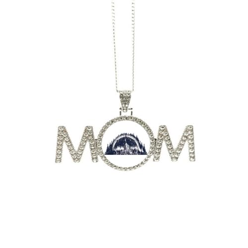 Collier Iceberg Moon Art : cadeau idéal de Fête des Mères
