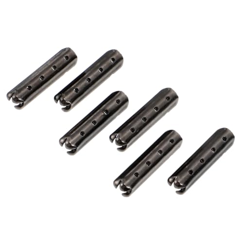 POPETPOP Puntas de Cordón de Metal 4 Agujeros 100 Unidades en Negro, Herretes de Cobre para Lazos de Zapatos, Suministros para Mantenimiento de Calzado Casual