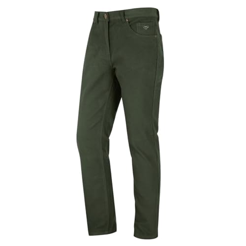 Monarch II Moleskin Jeans - Dark Olive 38'', Green - Main Image