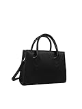 GORGLITTER Women's Small Crossbody Purse Double Handle Satchel Shoulder Bag Crossbody Square Bag Purse Handbag Black One Size