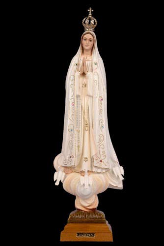 Estatuilla religiosa de Nuestra Señora de Fátima, Virgen María, 45 cm