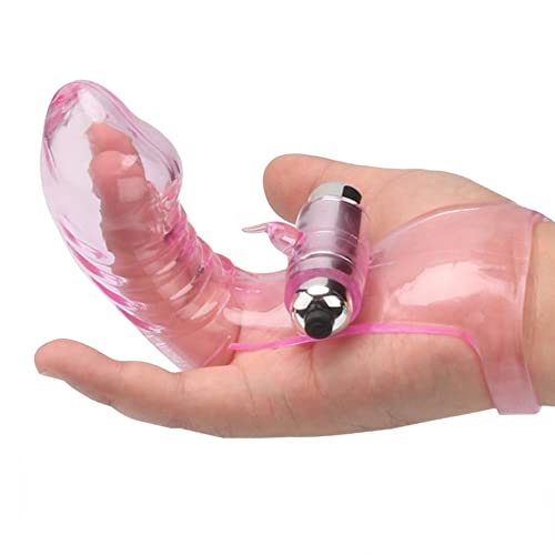Powerful Finger Vibrator Sleeve for Women G-spot Massager Bullet Vibrator Clit Clitoris Stimulator Female Lesbian Vagina Orgasm Masturbator Adult Couple Erotic Sex Toy