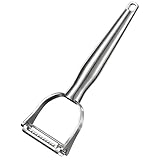 Gemüseschäler, 2-in-1 Kartoffelschäler aus Edelstahl mit Rutschfestem Griff und Aufhängeöse...