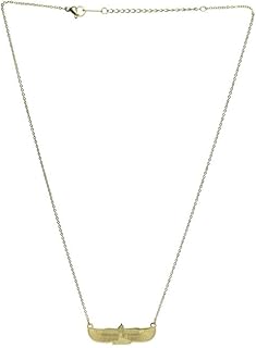 Stainless Steel Necklace With Pharaonic Style For Girl - Gold