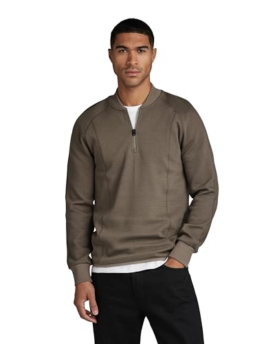 G-Star Raw Camiseta Jirgi Half Zip Slim Tweeter Para Hombre, Marrón Turf D23512-D271-273 , Xl G-Star Raw Camiseta Jirgi Half Zip Slim Tweeter Para Hombre, Marrón Turf D23512-D271-273 , Xl