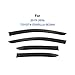 Window Visors Rain Guards Shield for 2019-2026 Toyota Corolla Sedan, Out-Channel Window Vent Wind Deflectors Visors Shades for 19-26 Corolla Sedan