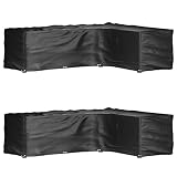 Schutzhülle für Gartensofa, Polyethylen, 2-teilig