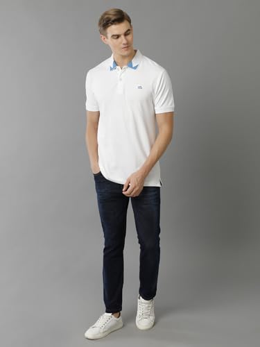 Image of ADRO Mens Polo T Shirt -100% Cotton Polo Tshirt for Men | Solid Polo T-Shirt Regular fit