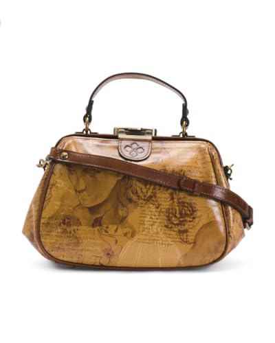 Image of Patricia Nash Gracchi Satchel Leather Handbag Purse