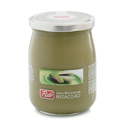 Pisti Sizilianische Creme Aufstrich Brot Backen Streichpaste Tiegel 600g (Pistazie)