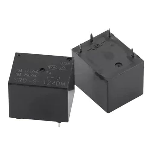 Relais SRD-S-124D 24V DC 5 broches composant électronique de commutation pack de 10