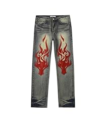 Vintage Blue With Flame Patch