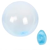 Material: Plástico YUANCHENG 45-130cm Burbuja mágica Globos Gigantes Aire Bola de Burbujas llenas de Agua Globos inflables Juego de Fiesta Divertido Bola de Cristal Grande Juguete para niños, Azul, 130cm