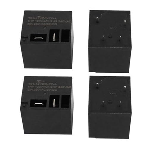 Relais électromagnétique T91 DC12V 30A commutateur miniature 4 bornes SPST x4
